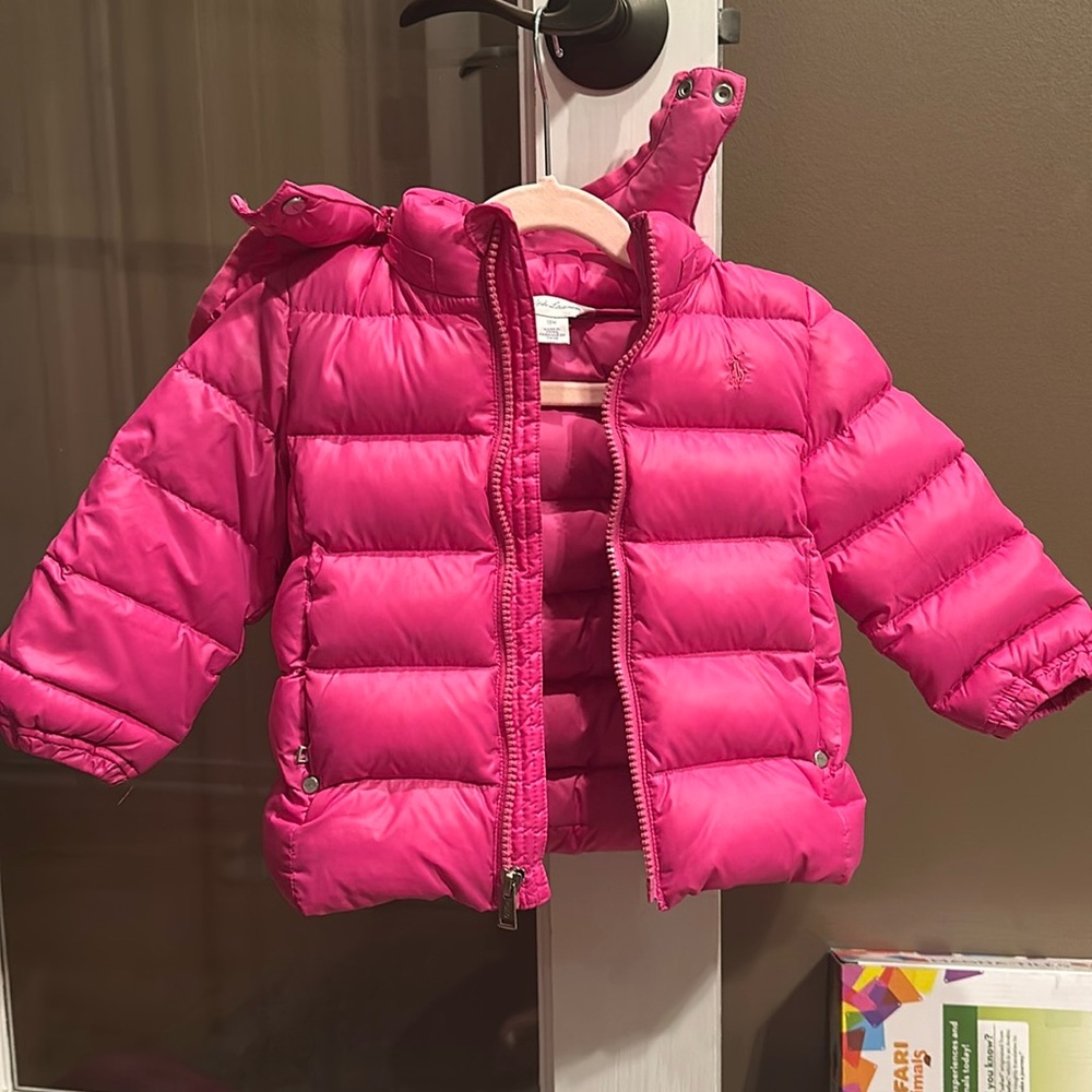 Ralph Lauren pink jacket. 18M